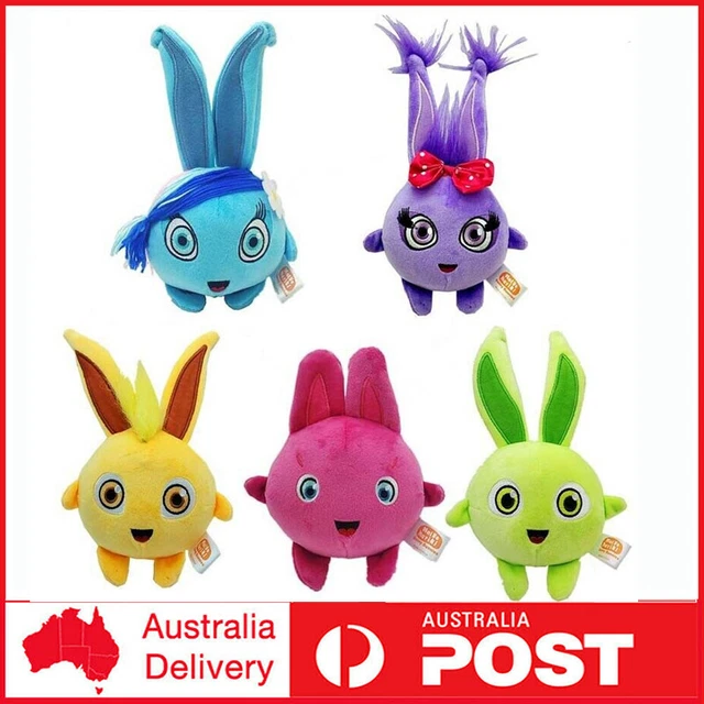 5pcs Sunny Bunnies Plush Toys Kids Bunny Stuffed Animals For Girls Gift