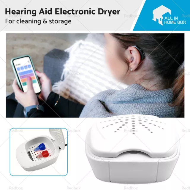 Hearing aid electronic dryer D-Dry+ drying, cleaning & storage