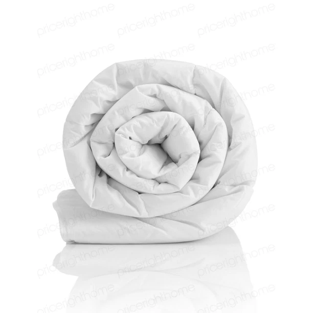 Coniugata Fibra Cava 4.5 Tog King Piumone Microfibra Involucro Nuovo Letto