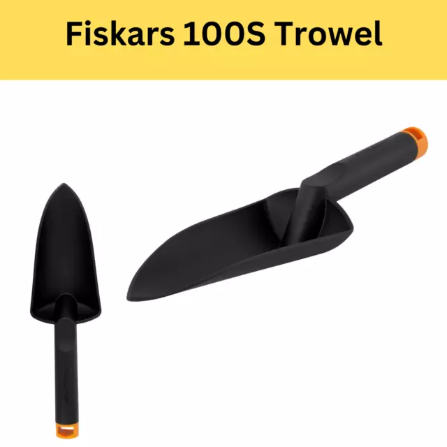 Fiskars Garden Hand Trowel Scoop Spade Shovel Soft Grip Rubber Handle Trowel