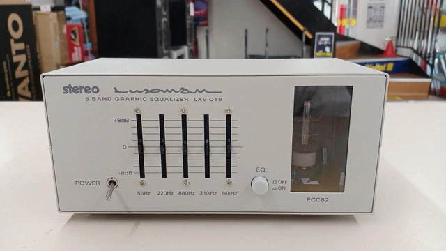 ECUALIZADOR GRÁFICO DE tubo LUXMAN LXV-OT9 5 bandas probado