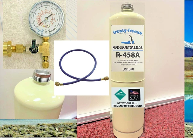 R458a, Refrigerant, EPA APPROVED & eBay Allowed, 28 oz., TDX-20, Bluon, Pro-Kit