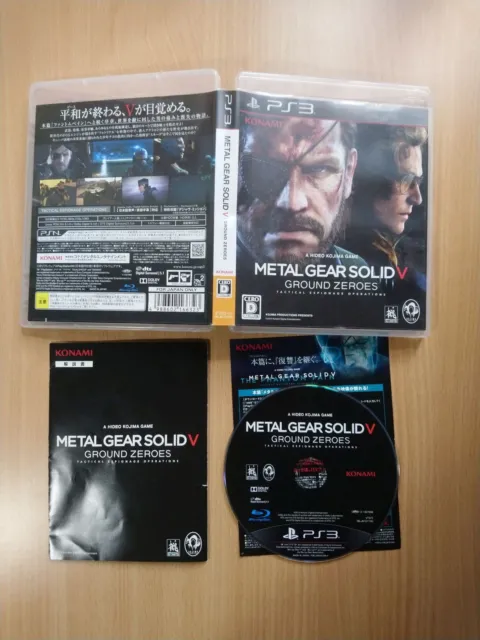PS3 Metal Gear Solid V (5): Ground Zeroes (Japan Ver.) SONY PLAYSTATION 3 B