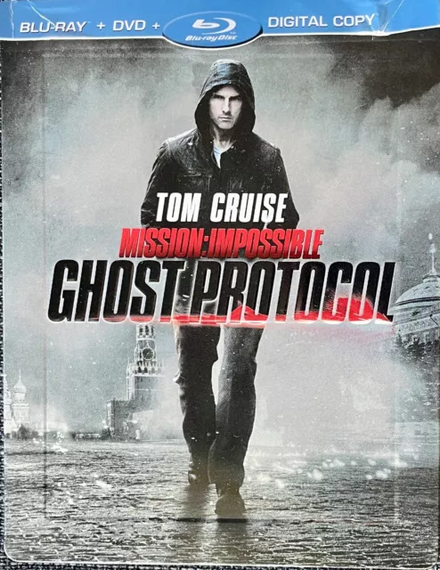 Mission: Impossible Ghost Prrotocol - Tom Cruise 2-Disc Blu-ray/DVD  STEELBOOK