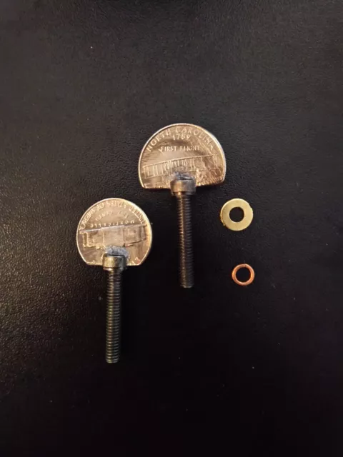 tattoo machine vice screw with coins 8/32 thread