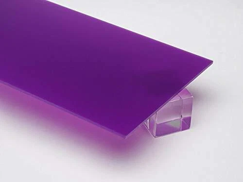 1/8 3mm Purple Violet 12x12 Translucent Acrylic Plexiglass 0.118 Thick Sheet ...