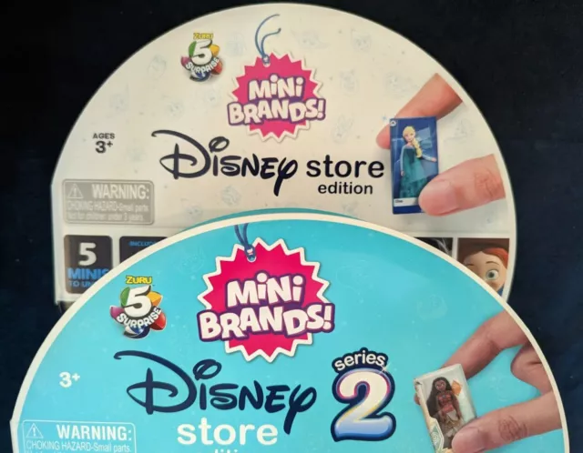 ZURU MINI BRANDS Surprise 5 Disney Edition Series 2-Qty. W/Display Box