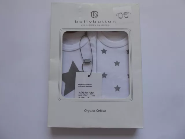 Baby 2er Set Strampler Overall  Langarm Gr. 50 von Bellybutton