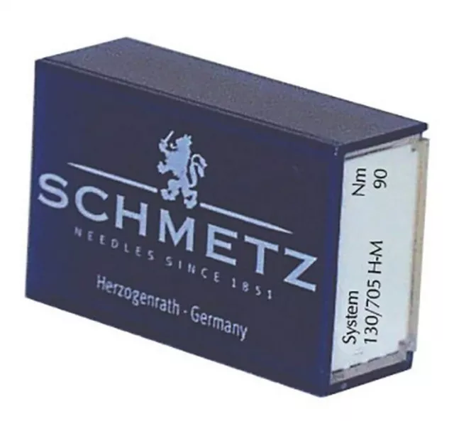 Schmetz Sewing Machine Needles - Microtex, Boxes of 100, Size 60/8, 70/10, 90/14