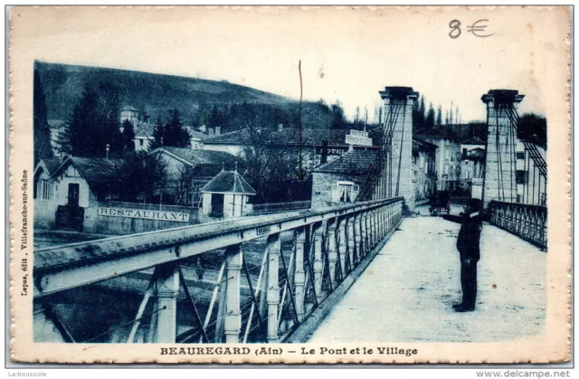 01 BEAUREGARD - le pont et le village