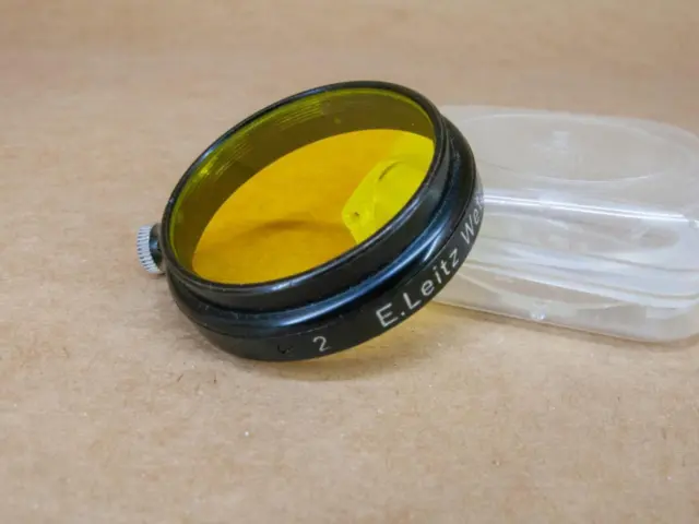 Filtro amarillo medio Leitz Leica FIGAM A36 no 2