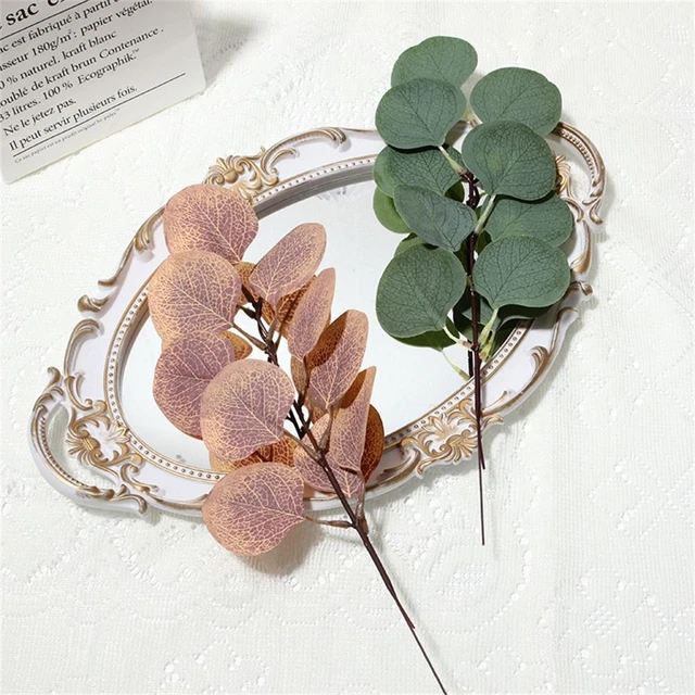 Photography Props Simulation Leaves Eucalyptus Leaves Photography Background