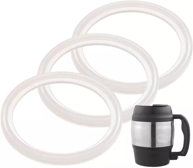 3-Pack of Bubba (R) 52 oz Mug -Compatible Gaskets / Seals / Rings - BPA-/Phthala