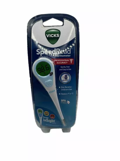 Vick’s Speed Read Thermometer Professional Accuracy BPA Free (PACKAGING DAMAGED)