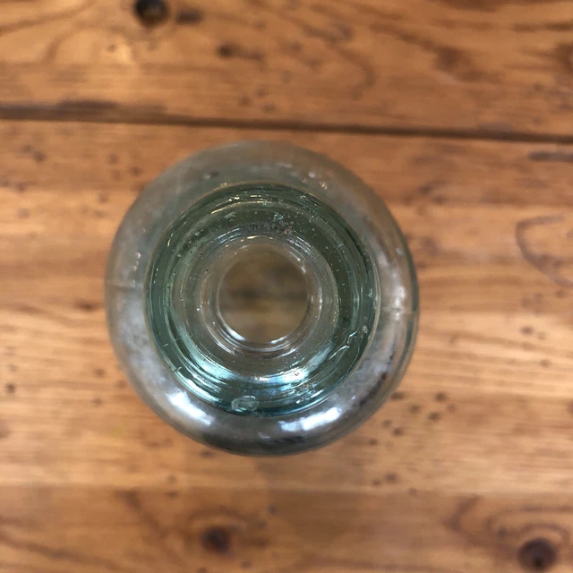 Antique W M T. Allen Paterson NJ Aqua Hutch Hutchinson Soda Bottle New Jersey 17