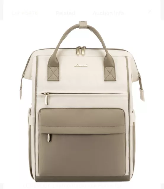 LOVEVOOK Laptop Backpack Purse for Women Waterproof Teacher Nurse Bag, 15.6 inch