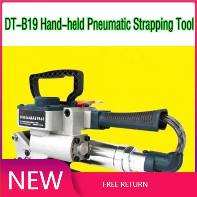 13-19mm Hand-held Pneumatic Strapping Tool For 1/2"-3/4" PP&PET Strapping 3500N
