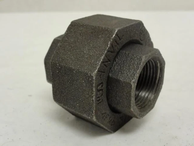 208173 New-No Box; Anvil 312822083 Black Iron Pipe Union; 3/4 FNPT