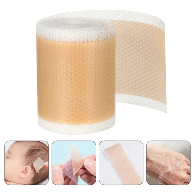 1 rollo impermeable práctica pegatina cicatriz gel de sílice