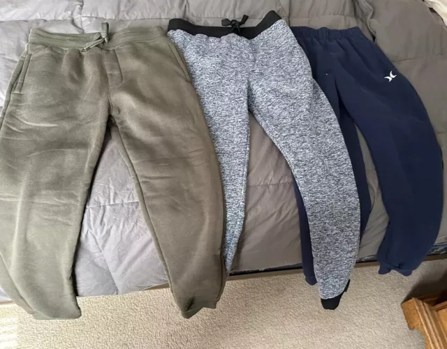 Real Essentials/Hurley Boys Youth Athletic Soft Fleece Jogger Sweatpants Medium