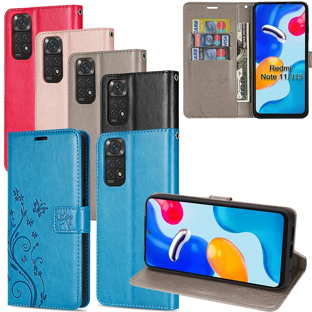 Coque pour Xiaomi Redmi Note 11/11S 4G, Portable Housse de Protection Pliante