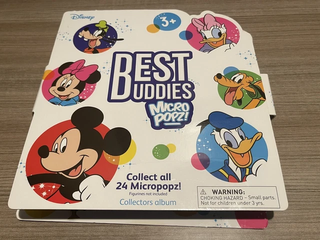 Disney Micro Popz Best Buddies Collectors Album Complete Set of 24