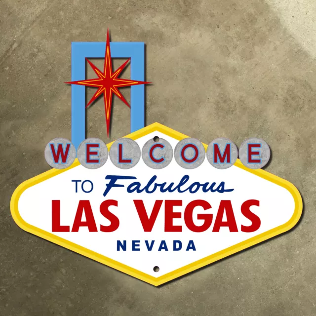 Welcome to Fabulous Las Vegas Boulevard Strip highway marker road sign 18x16