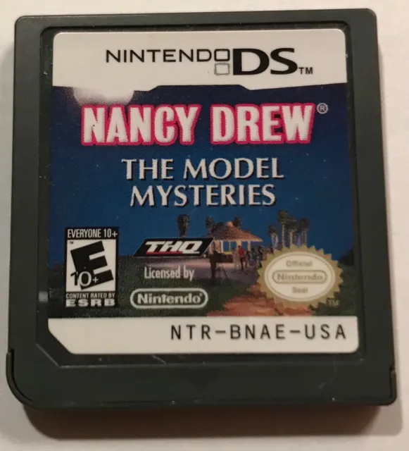 Nancy Drew: The Model Mysteries (Nintendo DS, 2010) Loose Cartridge Only Tested!