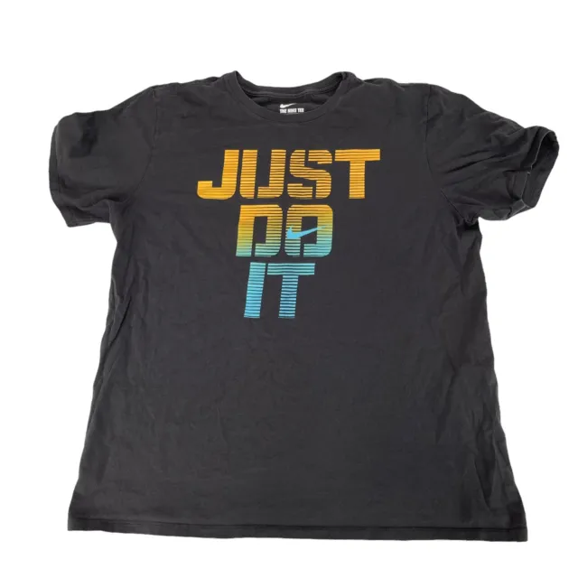 T-shirt Nike grigia maniche corte Just Do It da uomo Xtra large (3083)