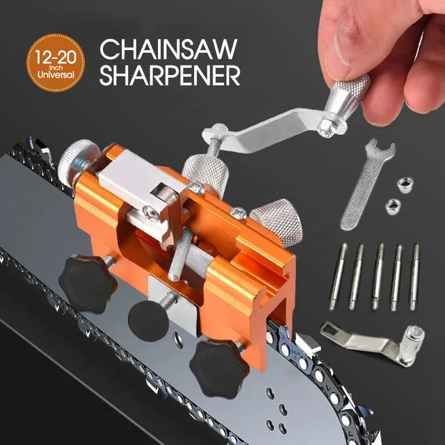 EASY & PORTABLE Chainsaw Sharpener Jigs Sharpening Tool Chain Saws ...