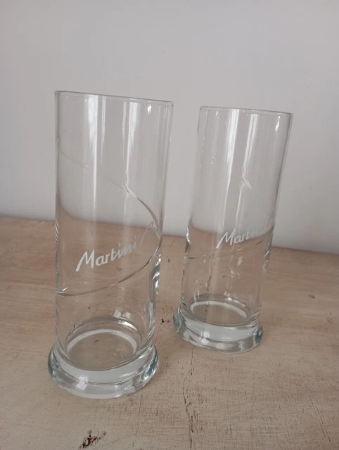 set due bicchieri martini bianco