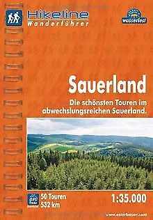 Hikeline Wanderführer Sauerland 1 : 50 000, wasserf... | Buch | Zustand sehr gut