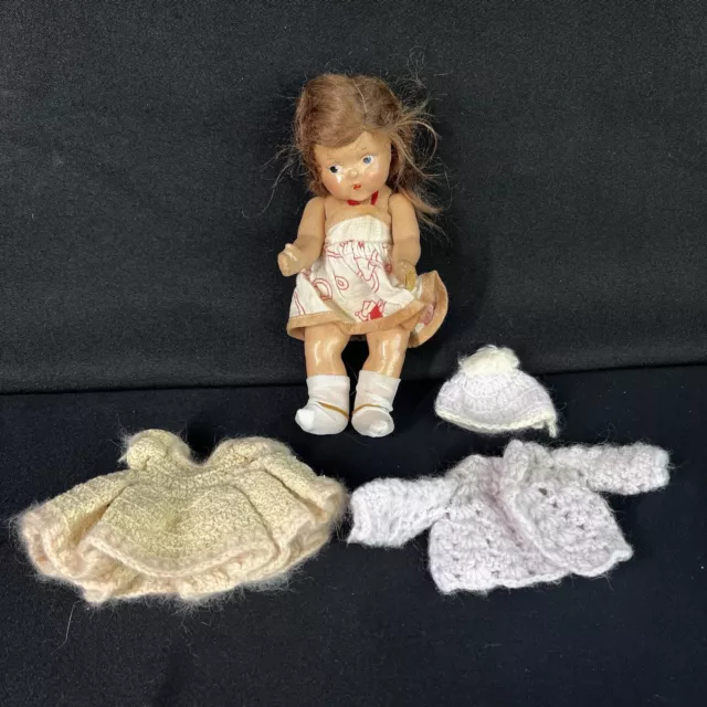 1930s Vogue Pre Ginny doll Toddles composition 8" Outfits