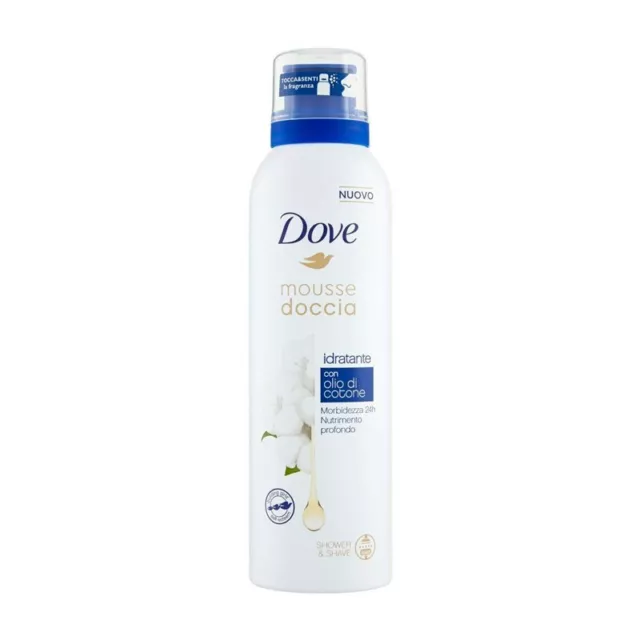 DOVE shower mousse with cotton oil 200 ml