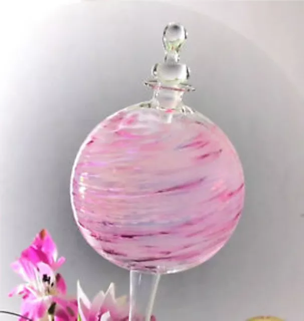 Durstkugel Bewässerungskugel Wasserspender mit Glasstopfen rosa Top Qualität