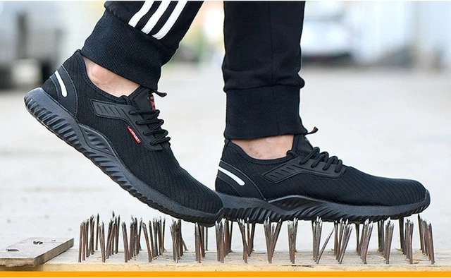 MENS WOMENS SAFETY TRAINERS WORK LIGHTWEIGHT STEEL TOE CAP BOOTS - Foto 2