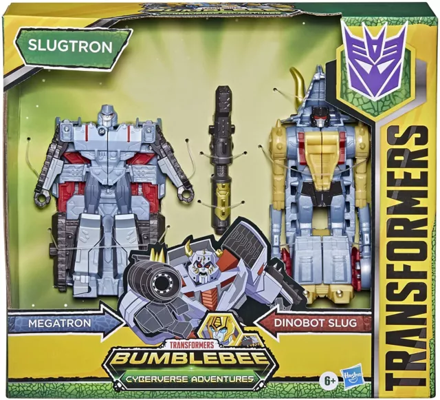 Hasbro F27245 Transformers CYBERVERSE DINO COMBINER SLUGTRON, Actionfiguren