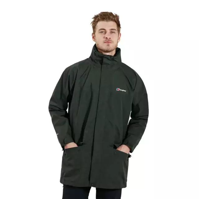 Berghaus Men's Long Cornice Jacket 421015Z92 Dark Green NEW