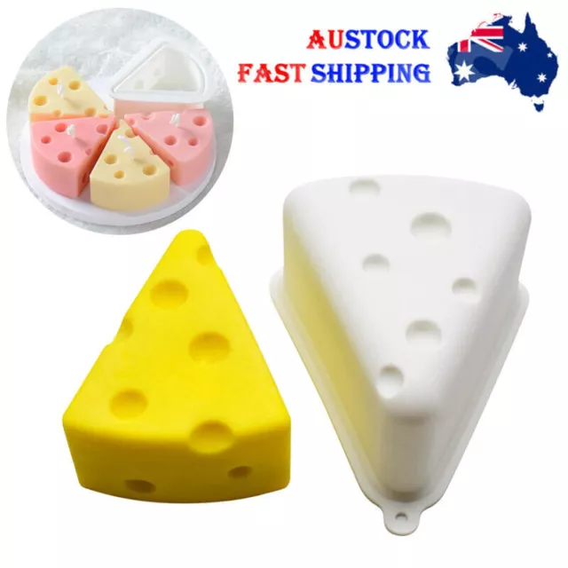 Cheese Shape Silicone Candle Mold Mousse Cake Chocolate Pastrys Baking Mould