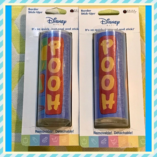 WINNIE THE POOH WALLPAPER BORDERS DISNEY BORDER STICKUPS 13cm x 4m