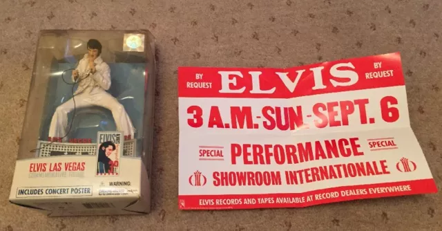 McFarlane Toys - Elvis - Las Vegas - Commemorative Figure - Complete with poster
