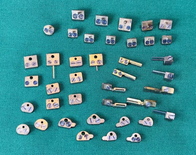 400 Day / Anniversary Clock Suspension Blocks & Forks - 40 Piece Assortment