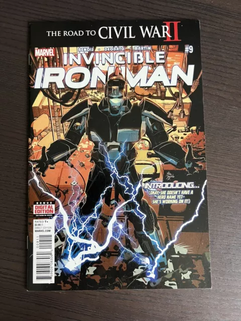 Invincible Iron Man #9 First Print 1St Appearance Of Riri Williams Ironheart