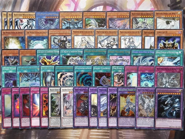 YUGIOH SETO KAIBA Deck 49 Cards Blue-Eyes White Dragon Alternative Chaos  MAX Jet $74.99 - PicClick