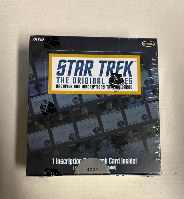 Star Trek The Original Series Archives and Inscriptions Sealed BOX -