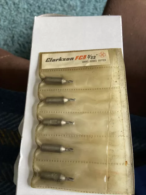 5X 3/32Clarkson CoHSS FC3 short series 1/4" OD Shank