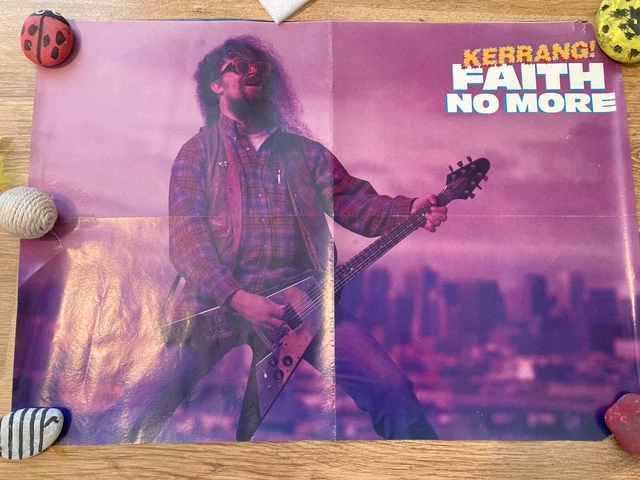 FAITH NO MORE Poster Big Jim Martin Poster Kerrang Magazine Pull Out