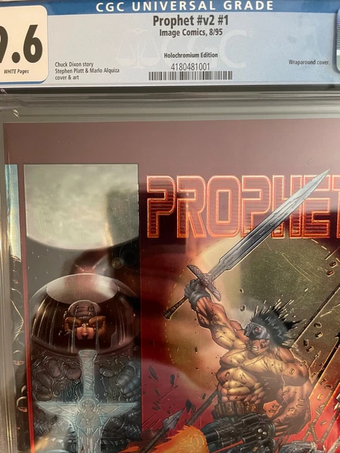 PROPHET v2 #1 CGC 9.6 *Stephen Platt Holochromium Edition* RARE Netflix Movie NM 3