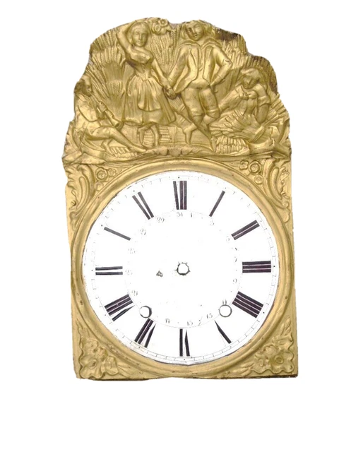 ANCIEN BALANCIER FLEURI de comtoise pendule horloge, XIXeme EUR 55,00