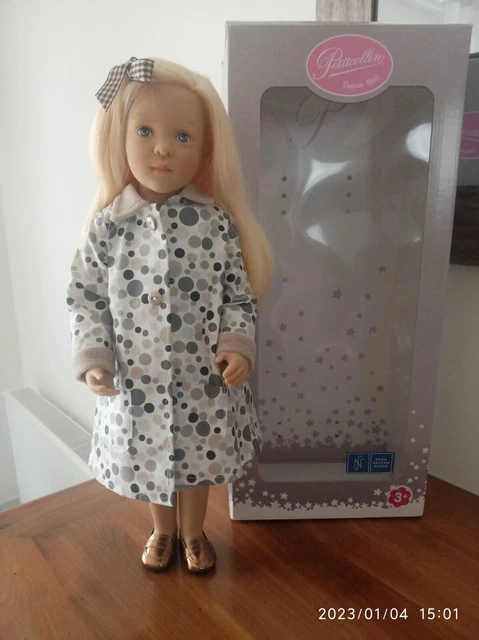 Poupée Neuve Sylvia Natterer Par Petitcollin - 44 Cm, France, Fille